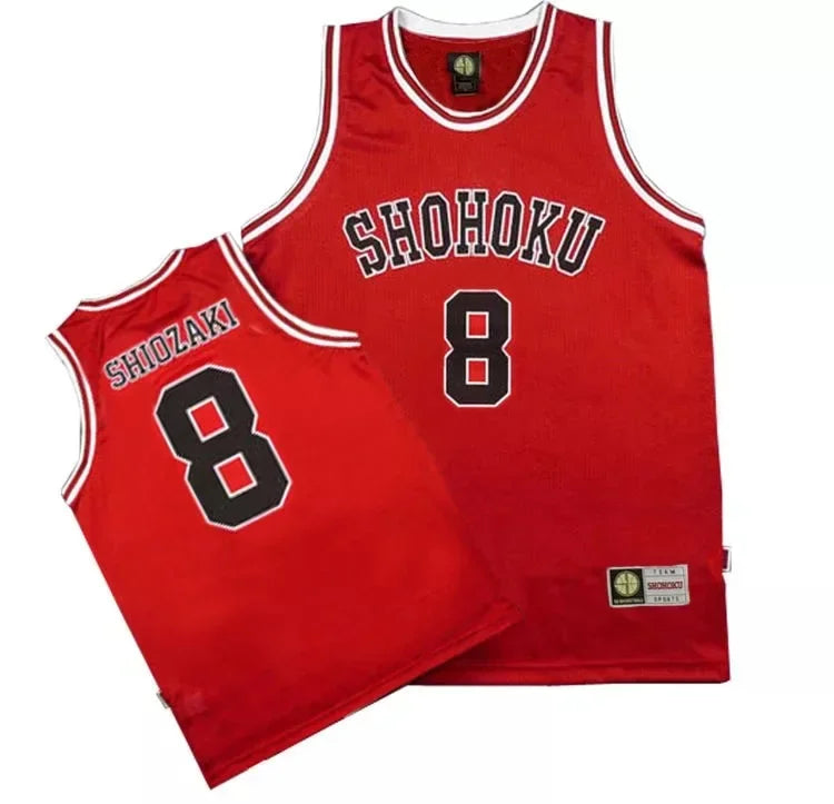 Anime Jersey Shohoku #10 Sakuragi Hanamichi Cosplay Basketball Uniform Halloween Costume Gift For Men Quality Package