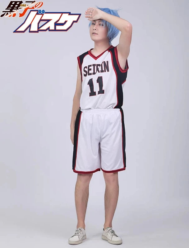 Anime Kuroko no Basket Basuke Cosplay Uniform SEIRIN Basketball 10 11 Kagami Taiga Jersey Set Sportswear T-shirt Shorts Costume
