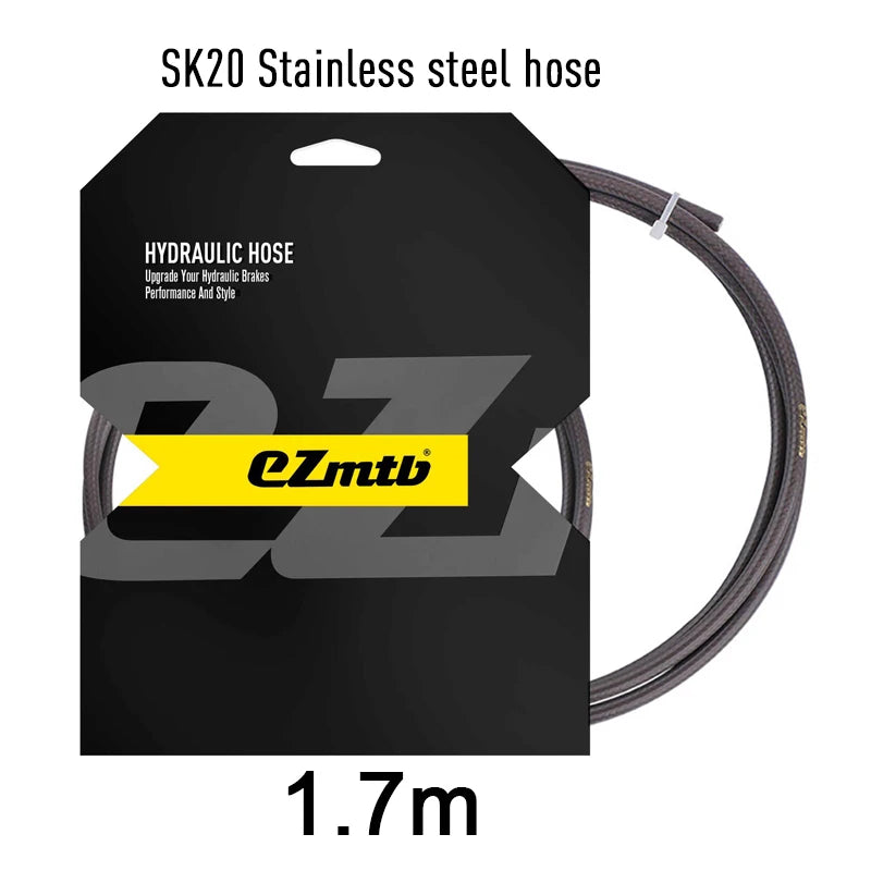 EZMTB Bike Hydraulic Brake Hose 4 Layer kevlar K20 K28 5-Layer Stainless Steel Cable for Shimano Magura Sram Avid Hope Adapters