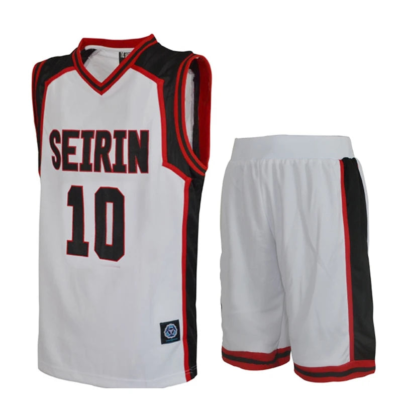 Anime Kuroko no Basket Basuke Cosplay Uniform SEIRIN Basketball 10 11 Kagami Taiga Jersey Set Sportswear T-shirt Shorts Costume
