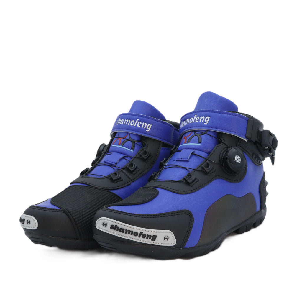 Motorcycle Boots Men Leather Motos Breathable Anti Slip Wear-resistant Riders Boots Motorbike Racing Cross-country Shoes