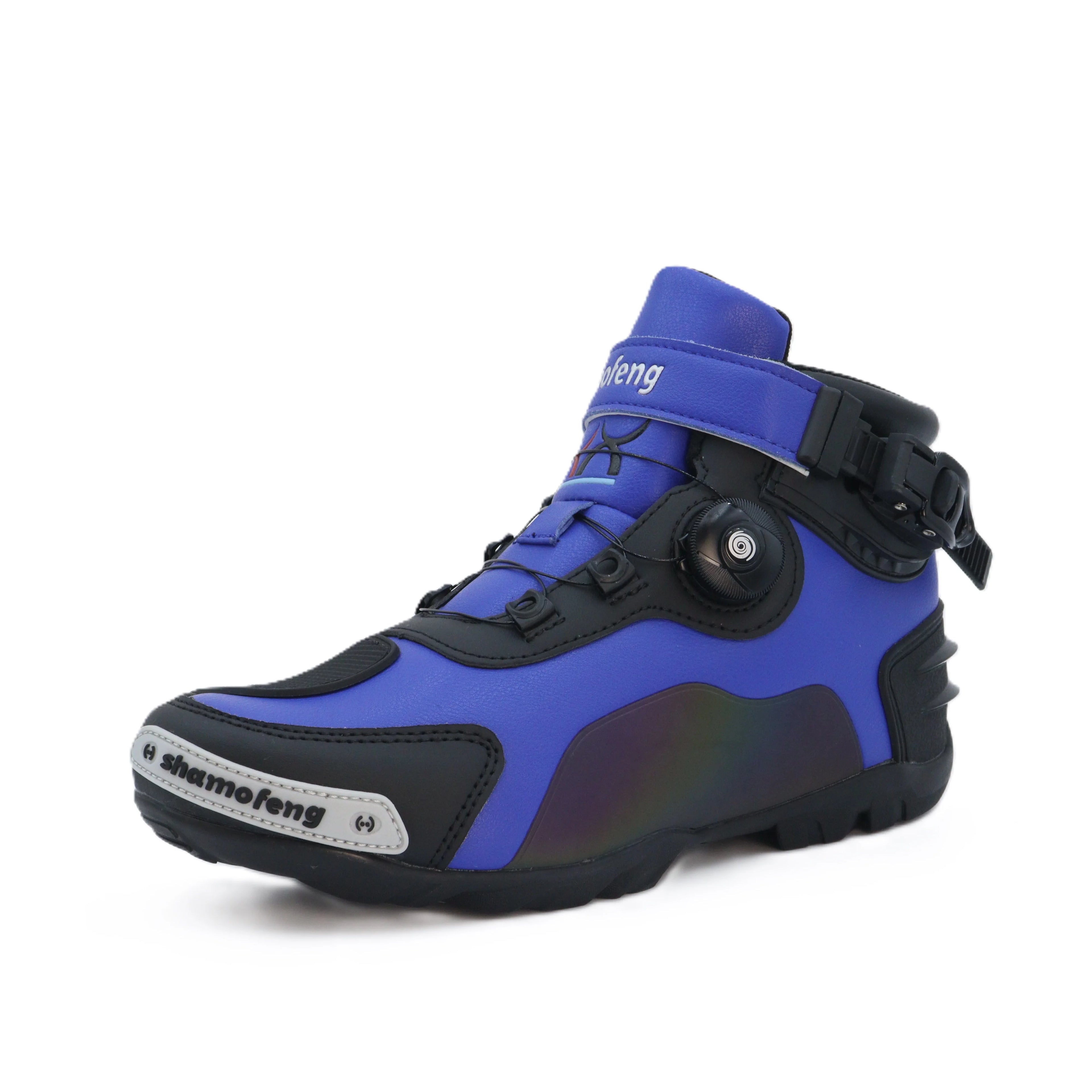 Motorcycle Boots Men Leather Motos Breathable Anti Slip Wear-resistant Riders Boots Motorbike Racing Cross-country Shoes