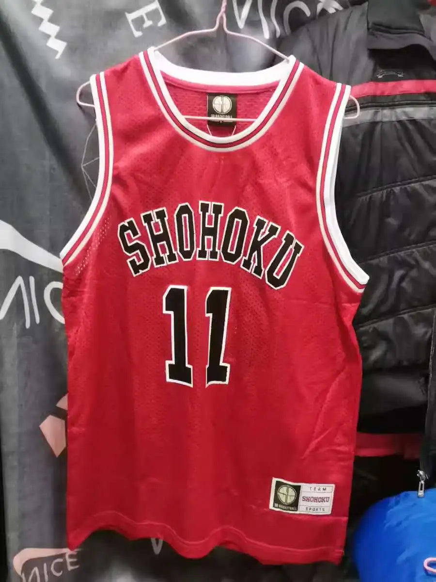 Anime Jersey Shohoku #10 Sakuragi Hanamichi Cosplay Basketball Uniform Halloween Costume Gift For Men Quality Package