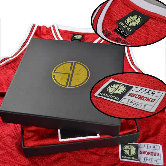 Anime Jersey Shohoku #10 Sakuragi Hanamichi Cosplay Basketball Uniform Halloween Costume Gift For Men Quality Package