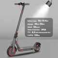 SUNNIGOO Adult Electric Scooter 36V 10.4Ah 350W Motor 30KM Long Range 30KM/H 8.5 Inch Solid Tires Foldable Smart APP EScooter