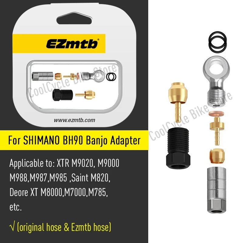EZMTB Bike Hydraulic Brake Hose 4 Layer kevlar K20 K28 5-Layer Stainless Steel Cable for Shimano Magura Sram Avid Hope Adapters