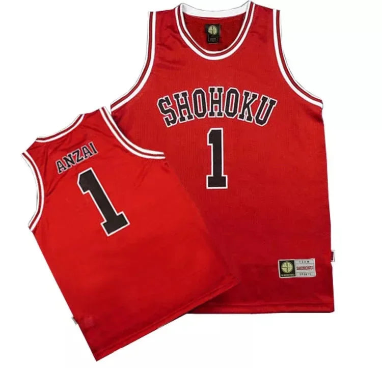 Anime Jersey Shohoku #10 Sakuragi Hanamichi Cosplay Basketball Uniform Halloween Costume Gift For Men Quality Package