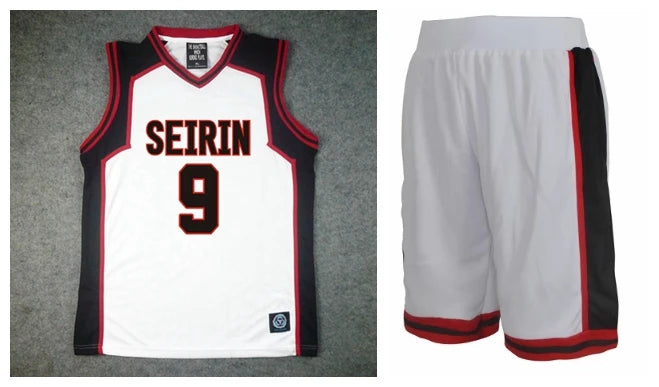 Anime Kuroko no Basket Basuke Cosplay Uniform SEIRIN Basketball 10 11 Kagami Taiga Jersey Set Sportswear T-shirt Shorts Costume