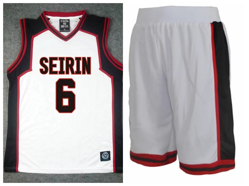 Anime Kuroko no Basket Basuke Cosplay Uniform SEIRIN Basketball 10 11 Kagami Taiga Jersey Set Sportswear T-shirt Shorts Costume