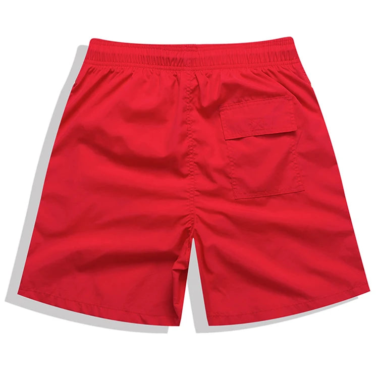 Datifer Brand Summer Men Shorts Fashion Nylon Solid Mesh Liner Traje De Baño Drawstring For Swimsuits Male Surf Sports Shorts