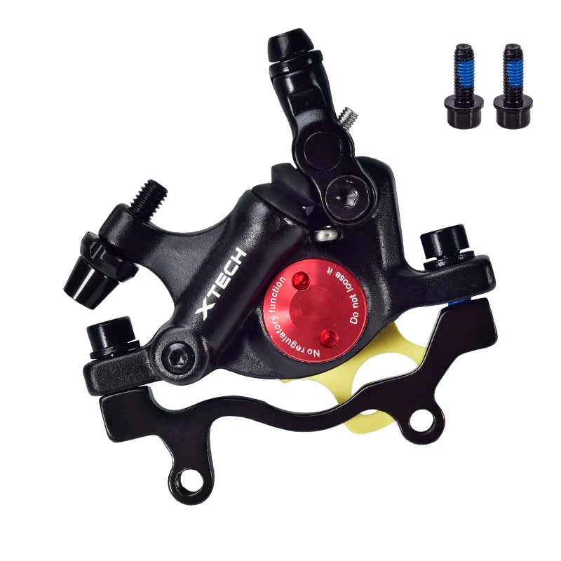 ZOOM Bicycle Hydraulic Disc Brake MTB Mountain Road Bike Bicycle Hydraulic Oil Line Pulling Disc Brake XTECH HB100 Front & Rear