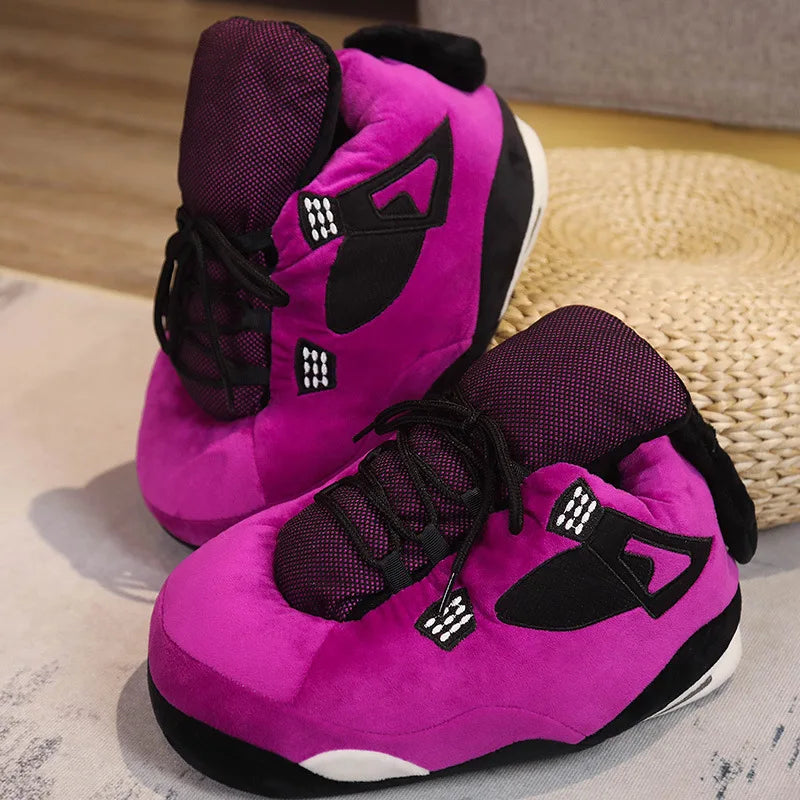 2022 Basketball Slipper Winter Slippers Sneaker Slippers Home Slippers Men/Women House Floor Sliders Indoor Slides Slippers