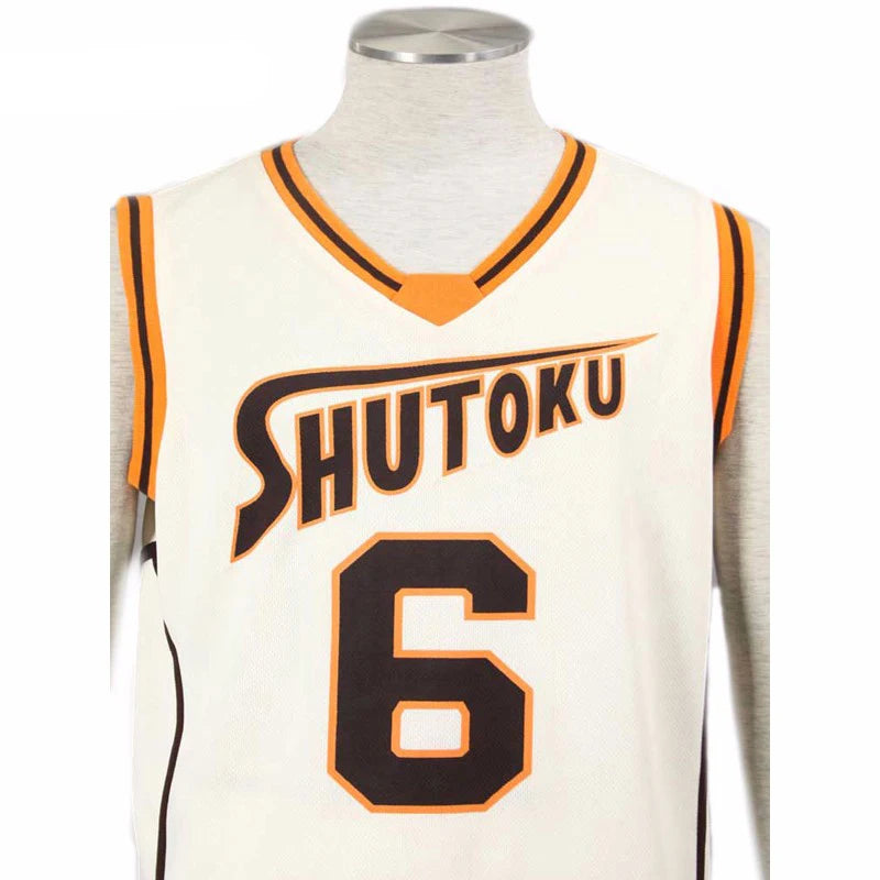 Kuroko no Basuke SHUTOKU No. 6 10 Midorima Shintaro Basketball Cosplay Costume Jersey Costume Sports Uniform