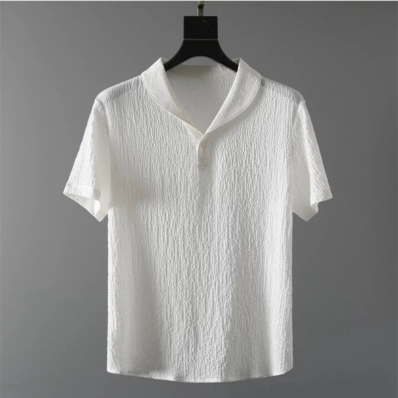 (Shirt+Trousers) 2026 Summer new arrival Men Fashion Classic Shirt men Business Casual Shirts Men A Set Of Clothes Size M-4XL