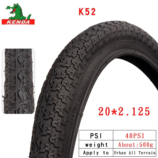 Kenda 20 inch bike tire 20 * 1.25/1.35/1.5/1.75/1.95/2.0/2.125 small wheel tire 20 * 1 1 / 8 20 / 1 3 / 8 folding bicycle tire