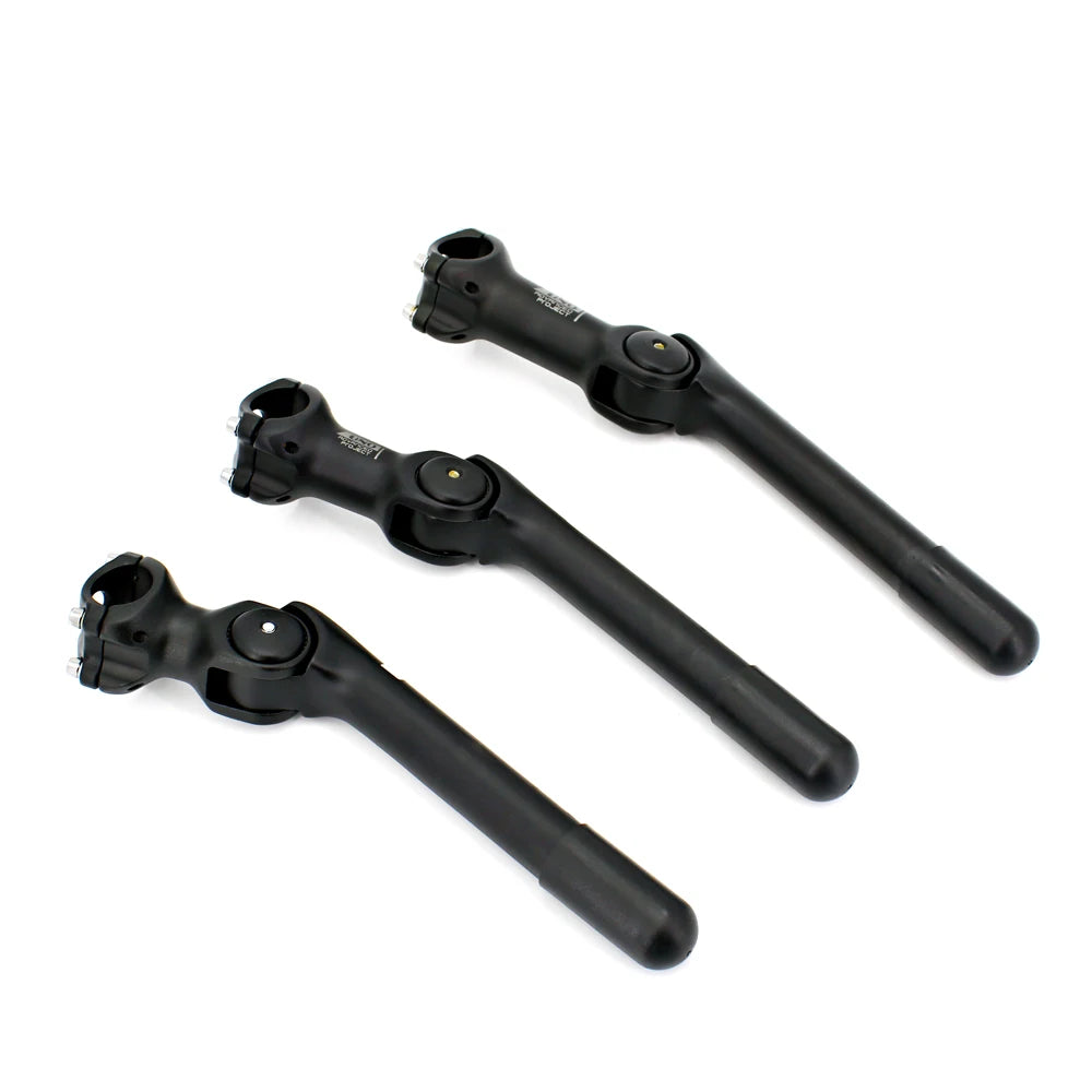 UNO Adjustable Bike Quill Stem 60 Degree Handlebar Stem Riser City Bicycle Front Fork Stem With Quill 25.4 x180mm Stem Extender