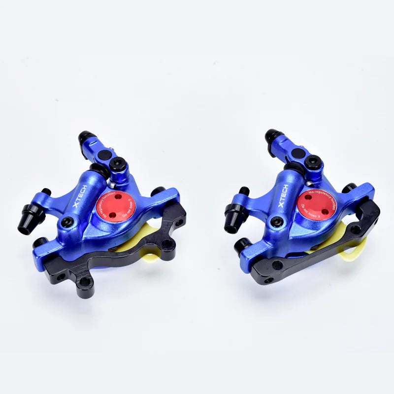 ZOOM Bicycle Hydraulic Disc Brake MTB Mountain Road Bike Bicycle Hydraulic Oil Line Pulling Disc Brake XTECH HB100 Front & Rear