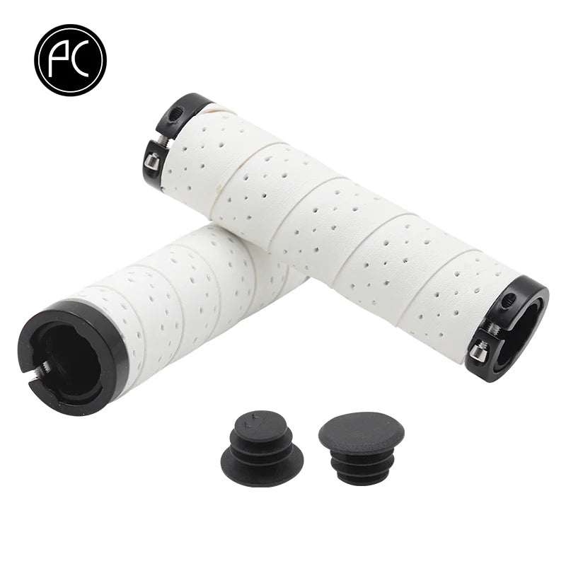 PCycling Bicycle Grips Punch PU Comfortable Non-slip Moisture Absorption Handlebar Tape MTB Road Bike Ultralight Cycling Parts