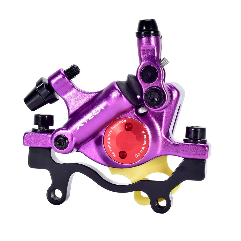 ZOOM Bicycle Hydraulic Disc Brake MTB Mountain Road Bike Bicycle Hydraulic Oil Line Pulling Disc Brake XTECH HB100 Front & Rear