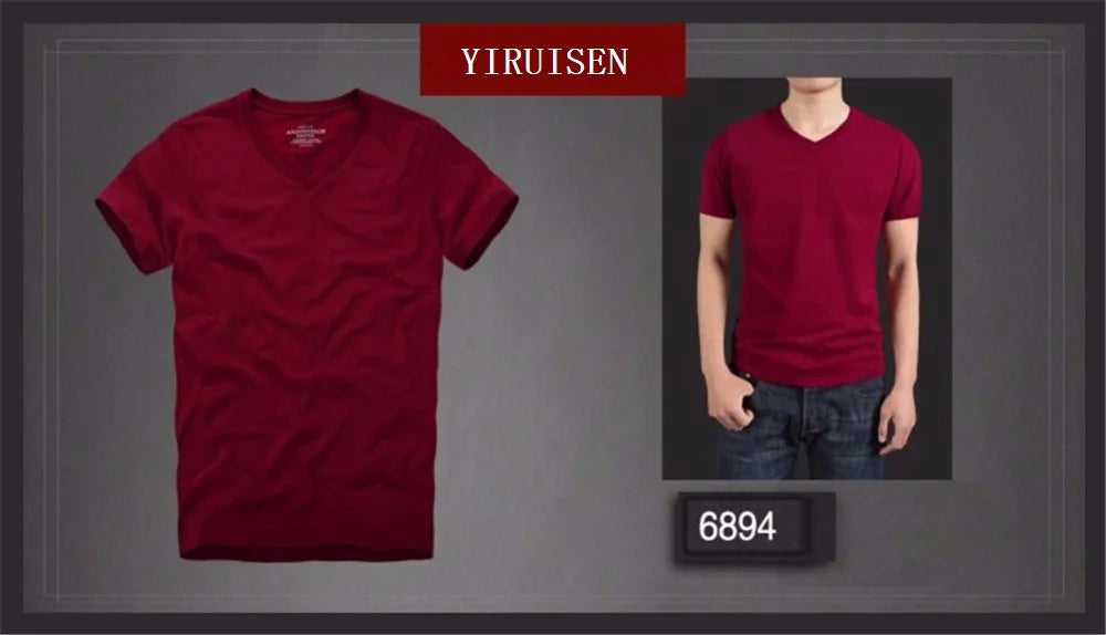 Summer t shirt 2018 new 100% cotton solid t-shirt men short sleeve camiseta