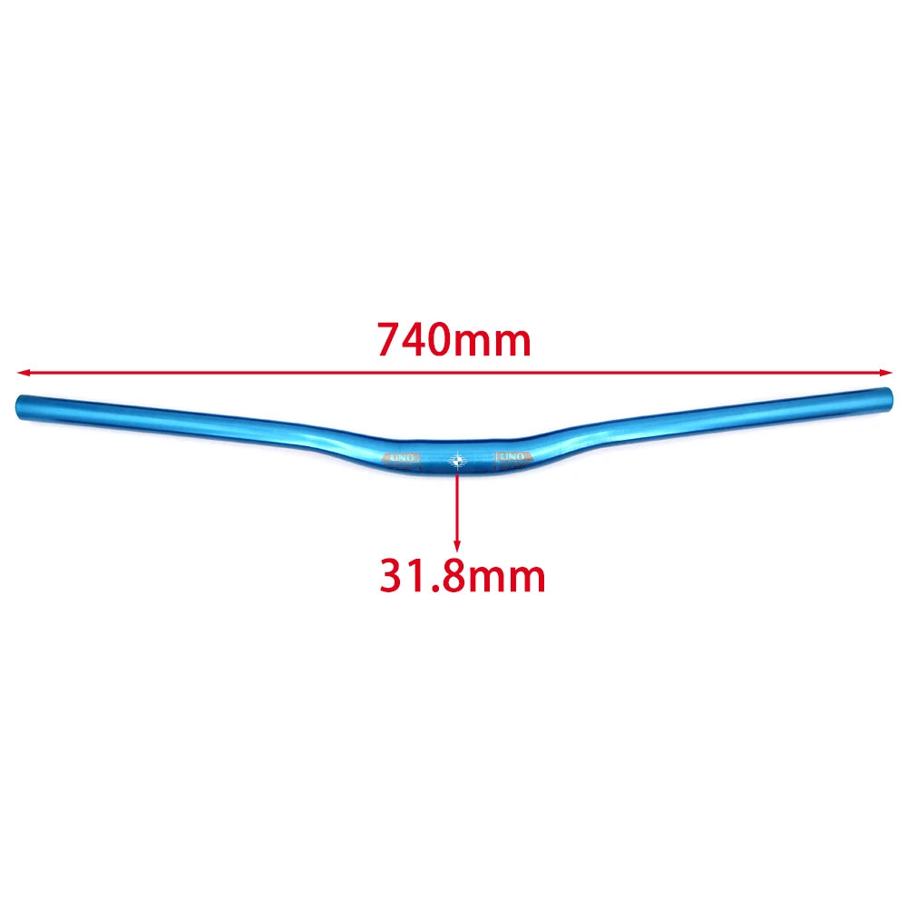 UNO Aluminum Alloy Bicycle Handlebar Extra Long Bike Handlebar 31.8MM 780MM Bicycle Bars Handlebars Bicycle Uno Steering Wheel