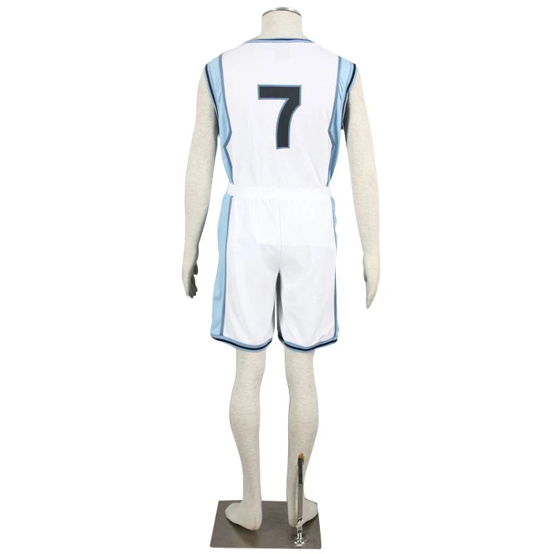 Kuroko no Basuke Teiko School #7 Midorima Shintaro Basketball Jersey Anime School Costume