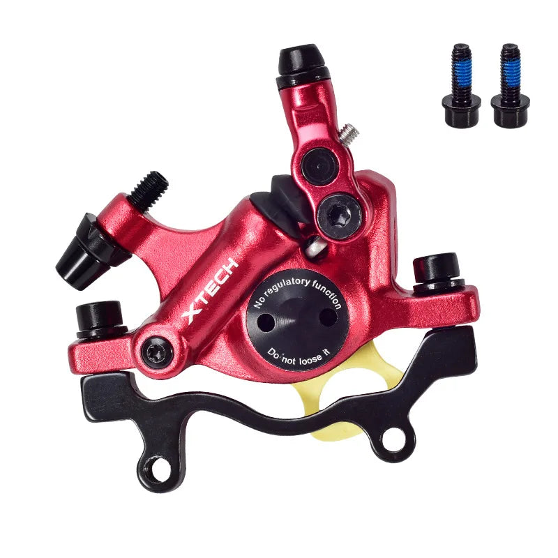 ZOOM Bicycle Hydraulic Disc Brake MTB Mountain Road Bike Bicycle Hydraulic Oil Line Pulling Disc Brake XTECH HB100 Front & Rear