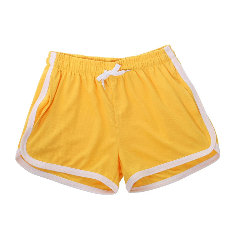 2020 Summer Mens Sport Shorts Fashion Solid Color Slimd Fit Elastic Waist Short Pants Workout Gym Runing Quick Dry Shorts