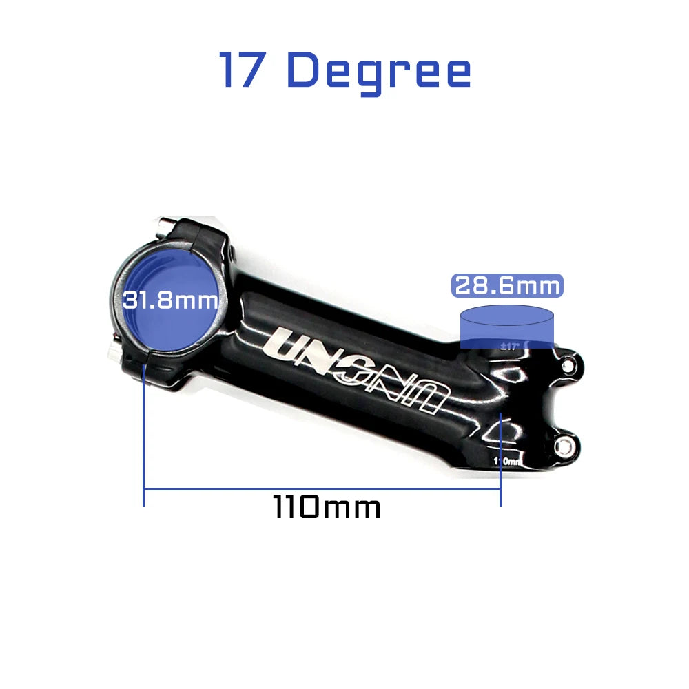 UNO 7 MTB Bike Stem 17 Degree Ultralight Alu 6061 60-130mm Bicycle Stem 35 Degree Kalloy Stem Mountain Bicycle Handlebar Stem