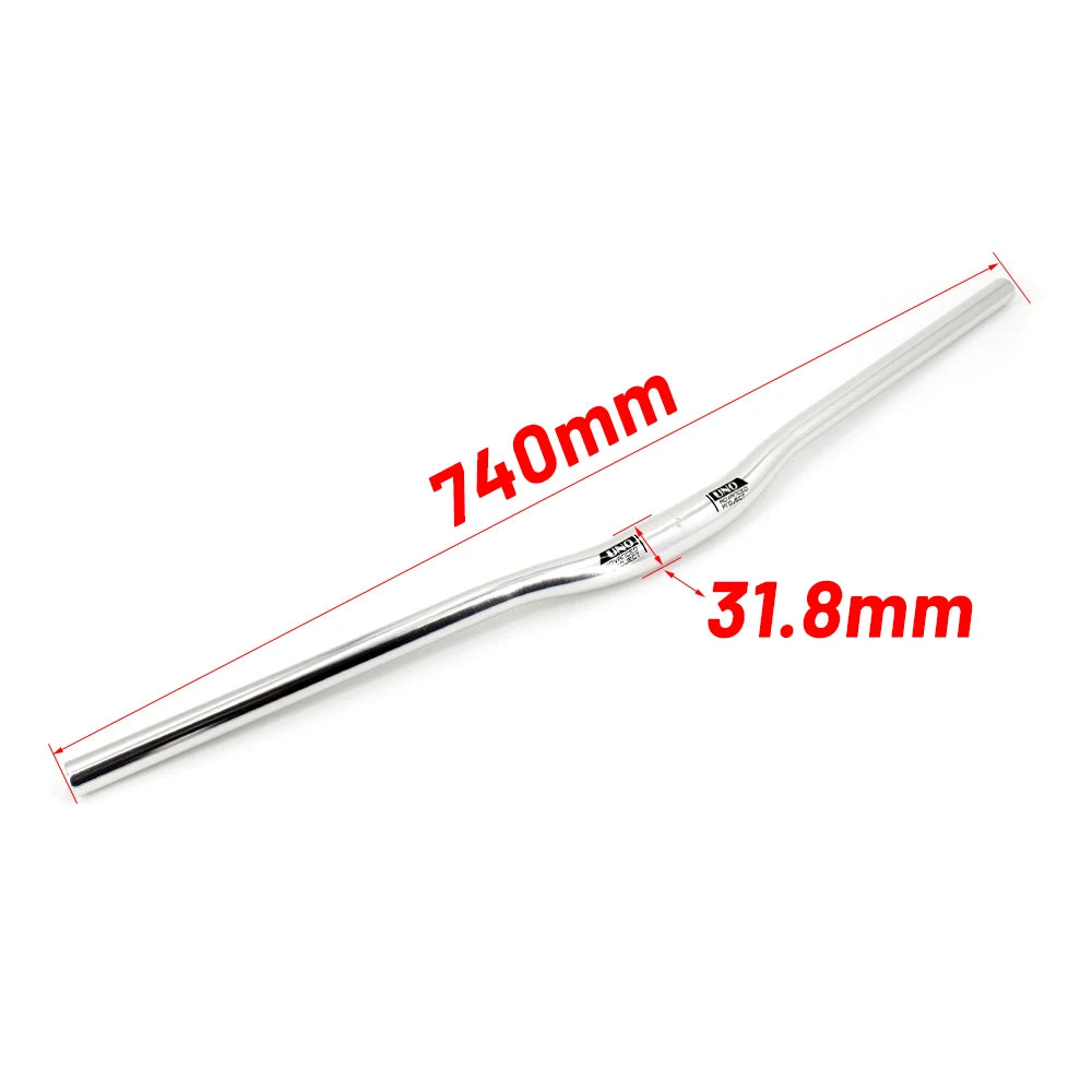 UNO Aluminum Alloy Bicycle Handlebar Extra Long Bike Handlebar 31.8MM 780MM Bicycle Bars Handlebars Bicycle Uno Steering Wheel