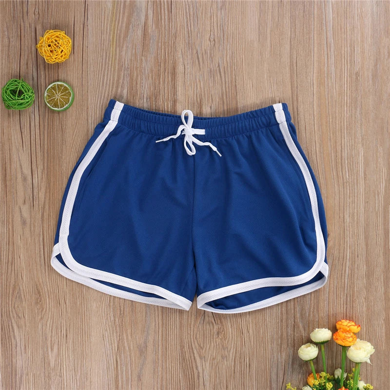 2020 Summer Mens Sport Shorts Fashion Solid Color Slimd Fit Elastic Waist Short Pants Workout Gym Runing Quick Dry Shorts