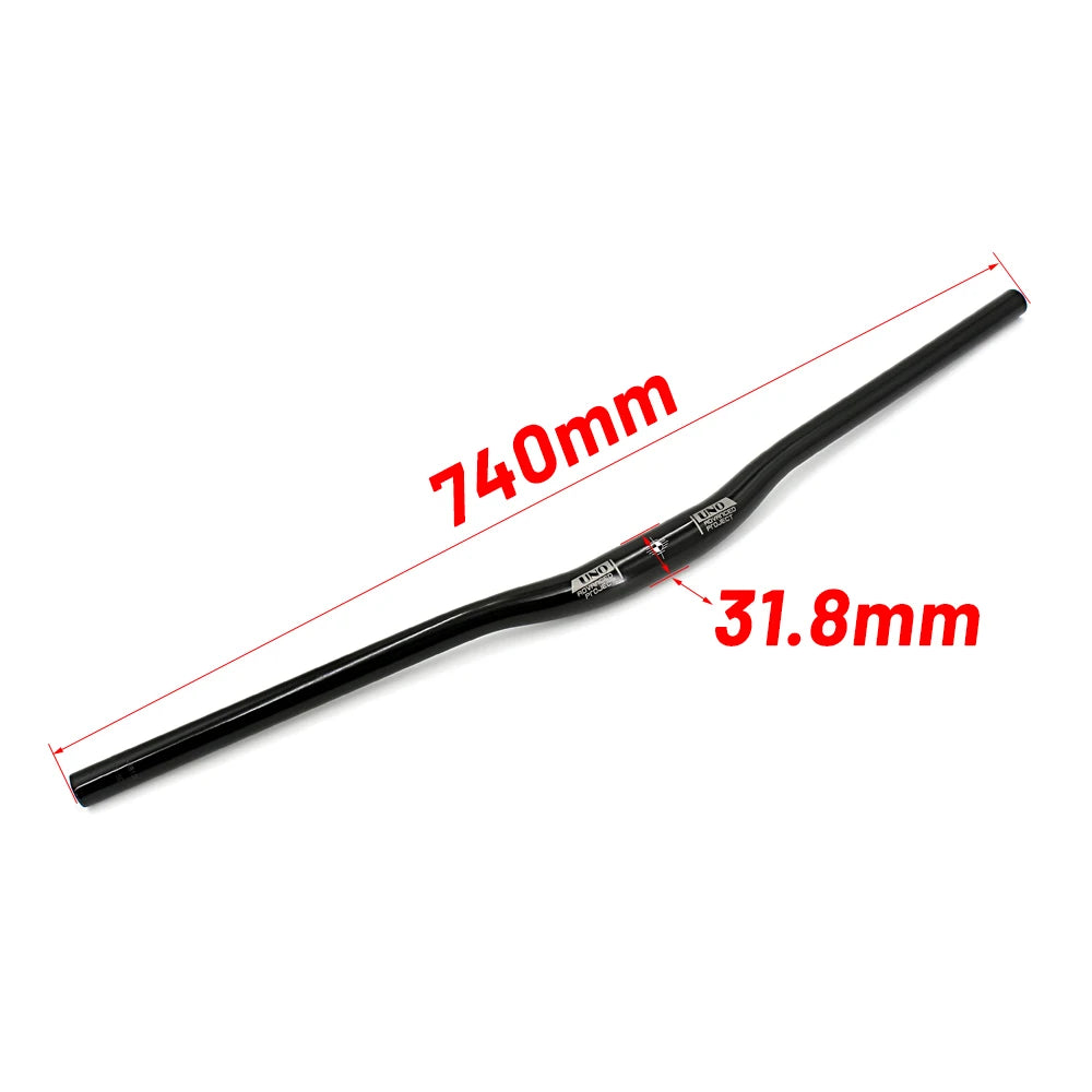 UNO Aluminum Alloy Bicycle Handlebar Extra Long Bike Handlebar 31.8MM 780MM Bicycle Bars Handlebars Bicycle Uno Steering Wheel