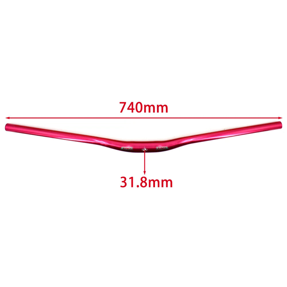 UNO Aluminum Alloy Bicycle Handlebar Extra Long Bike Handlebar 31.8MM 780MM Bicycle Bars Handlebars Bicycle Uno Steering Wheel
