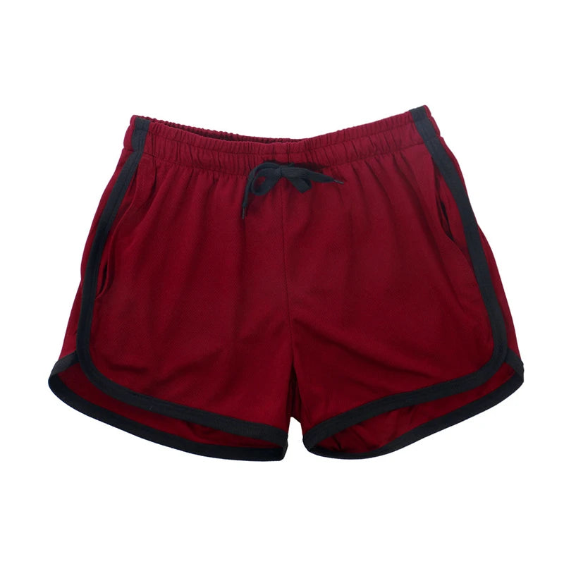 2020 Summer Mens Sport Shorts Fashion Solid Color Slimd Fit Elastic Waist Short Pants Workout Gym Runing Quick Dry Shorts