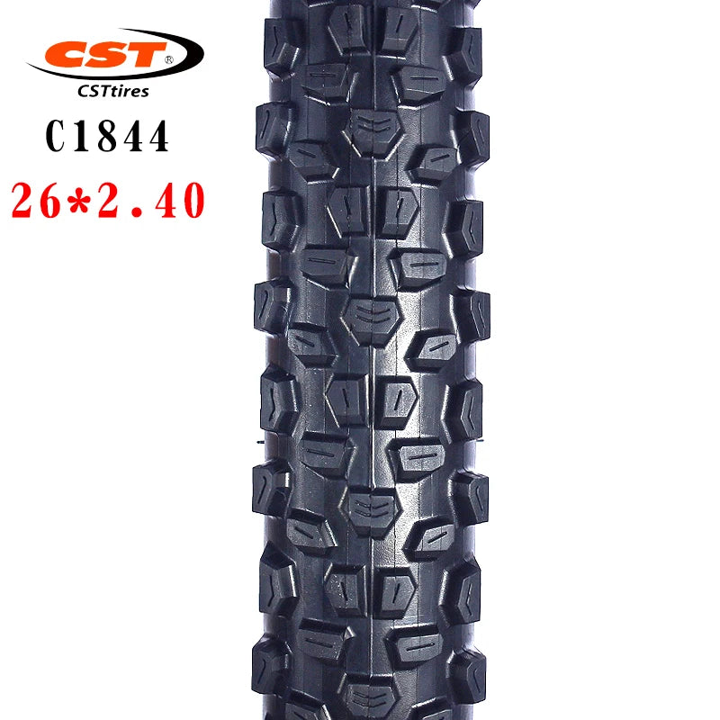 CST ROCK HAWK 26 inch mountain bike tire C1844 steel wire  26*2.40 27.5*2.25 MTB Bicycle thickened tyre