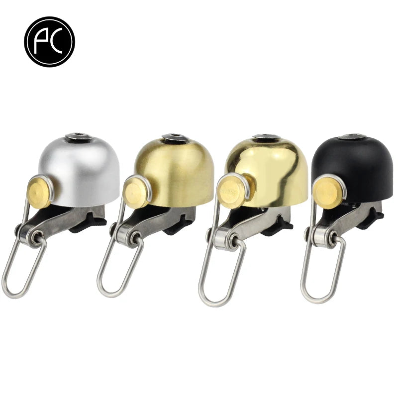 PCycling Bicycle Bell Classic Bike Bell Retro Cycling Bell Alarm Copper Ring Handlebar Horn MTB Road Bike Accessories Free Size
