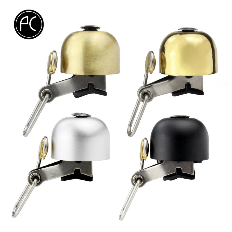 PCycling Bicycle Bell Classic Bike Bell Retro Cycling Bell Alarm Copper Ring Handlebar Horn MTB Road Bike Accessories Free Size