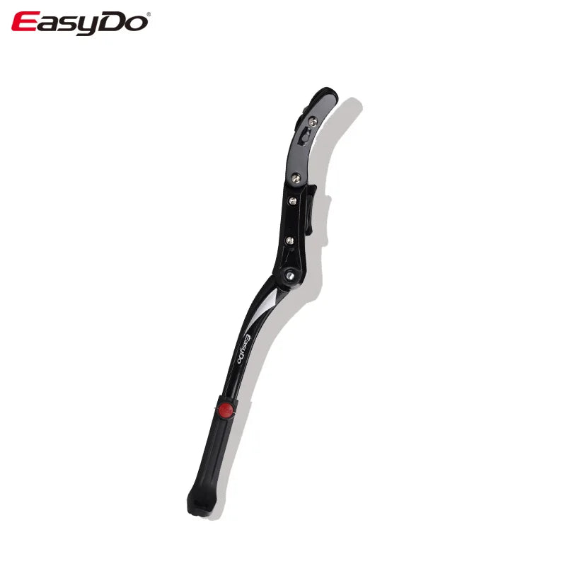 Easydo Bicycle Stand Aluminum Alloy Side kickstand Bicycle Universal for 26-29 Inch MTB Road Bike Height Adjustable Rubber Foot