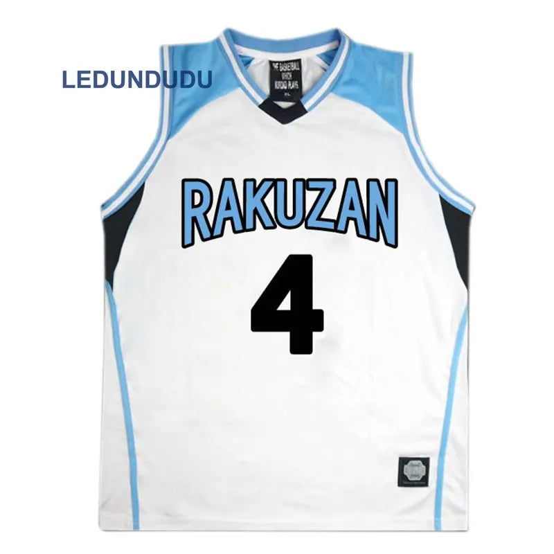 Japan Anime Basket Cosplay Rakuzan School Uniforms Akashi Seijuro Men Jersey Sportswear T-shirt Shorts Basketball Costume Set
