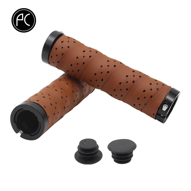 PCycling Bicycle Grips Punch PU Comfortable Non-slip Moisture Absorption Handlebar Tape MTB Road Bike Ultralight Cycling Parts