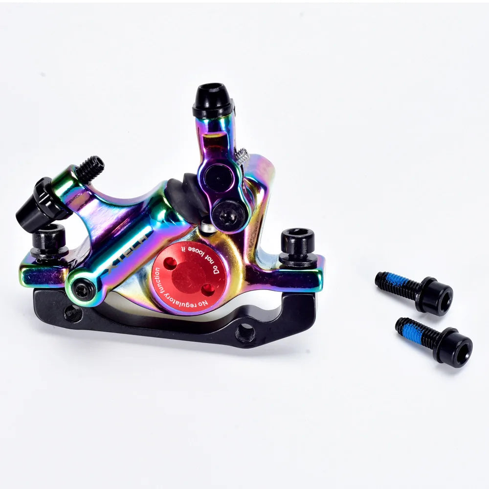 ZOOM Bicycle Hydraulic Disc Brake MTB Mountain Road Bike Bicycle Hydraulic Oil Line Pulling Disc Brake XTECH HB100 Front & Rear