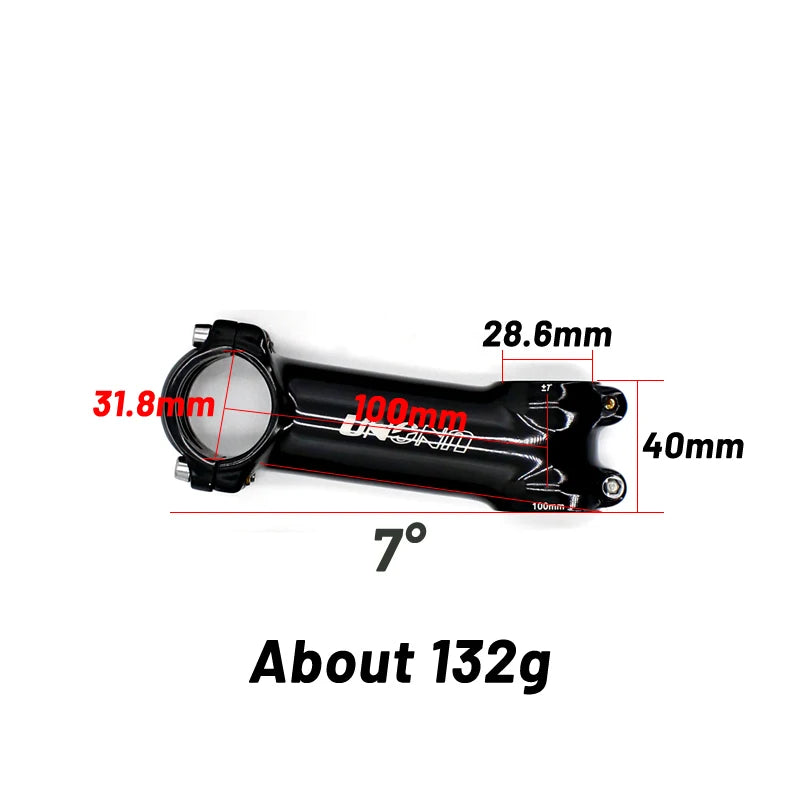UNO 7 MTB Bike Stem 17 Degree Ultralight Alu 6061 60-130mm Bicycle Stem 35 Degree Kalloy Stem Mountain Bicycle Handlebar Stem