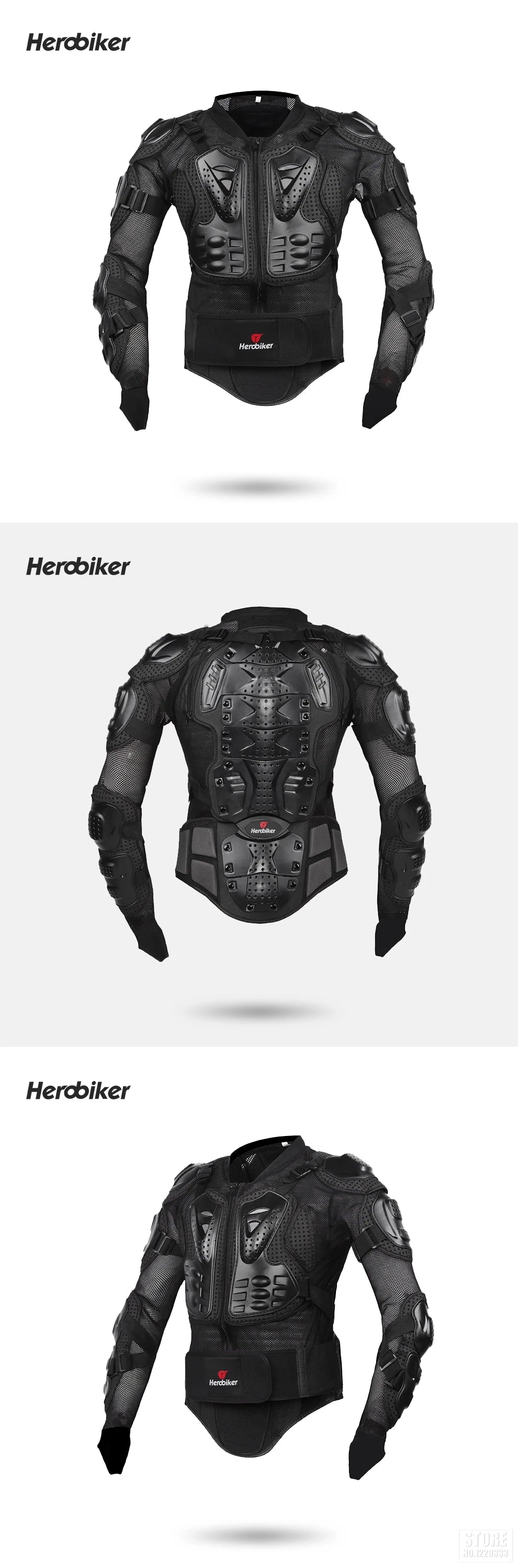 Motorcycle Jacket Full Body Armor Set Motorcycle Chest Armor Suit Motocross Racing Protective Gear Moto Protection S-5XL