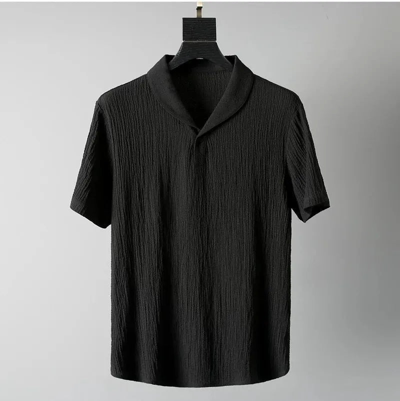(Shirt + trousers)2026 summer men fashion classic shirt men's business casual fashion shirts men A set of clothes size M-4XL