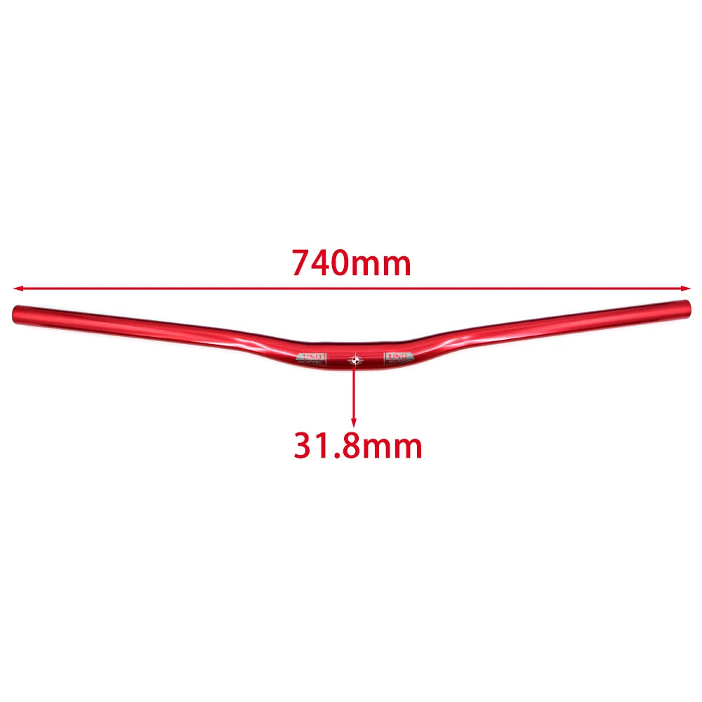 UNO Aluminum Alloy Bicycle Handlebar Extra Long Bike Handlebar 31.8MM 780MM Bicycle Bars Handlebars Bicycle Uno Steering Wheel