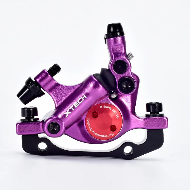 ZOOM Bicycle Hydraulic Disc Brake MTB Mountain Road Bike Bicycle Hydraulic Oil Line Pulling Disc Brake XTECH HB100 Front & Rear