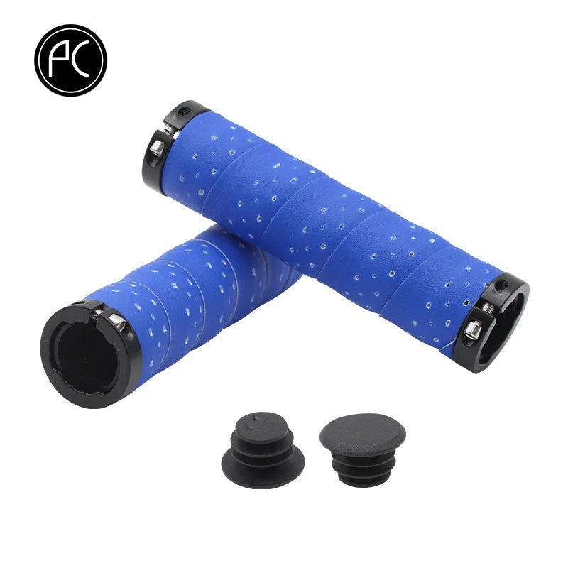 PCycling Bicycle Grips Punch PU Comfortable Non-slip Moisture Absorption Handlebar Tape MTB Road Bike Ultralight Cycling Parts
