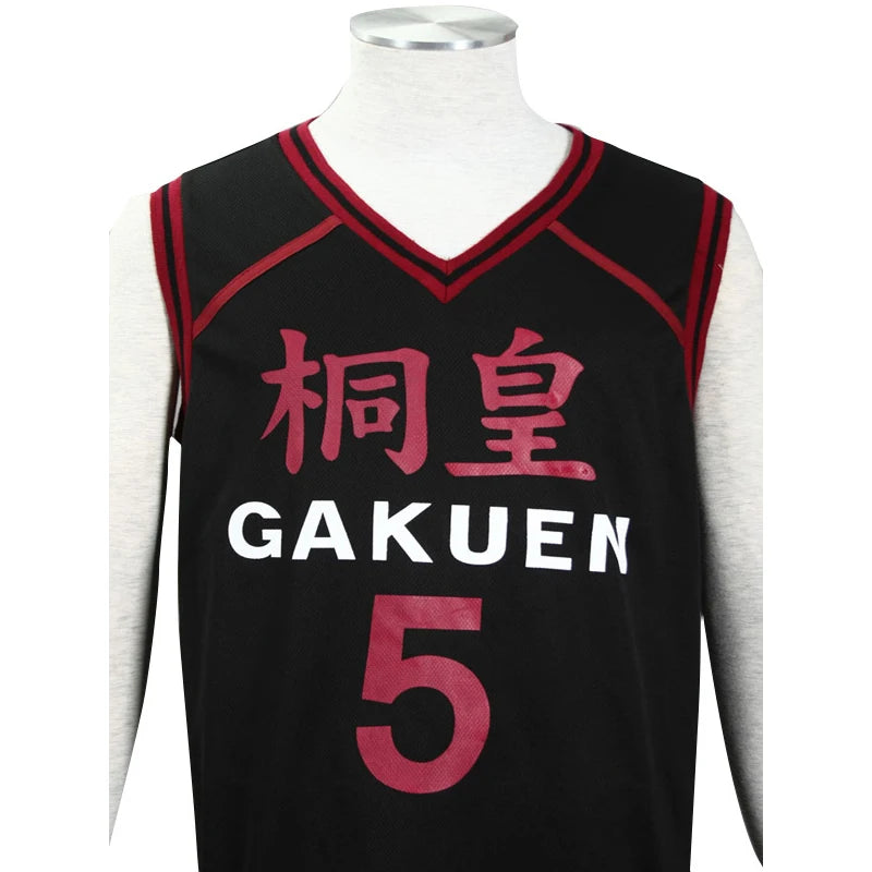 Anime Jersey Kuroko No Basuke Cosplay Costume Too Gakuen School Basketball Team Sport Outfit Aomine Daiki Jersey