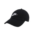 Nike lettered micro logo cotton duckbill cap unisex couple style black-FB5368-011