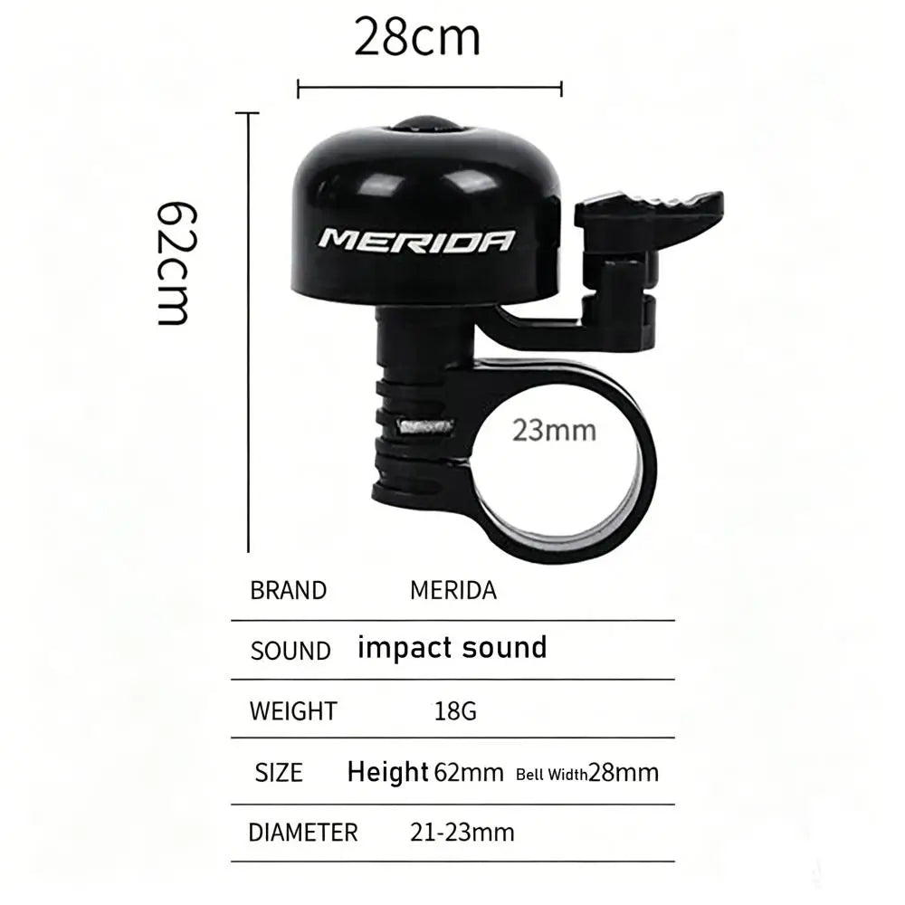 Universal Bicycle Bell Aluminum Alloy Bike Handlebar Bell Ring Mountain Road Cycling Safety Warning Horn Bike Accessories